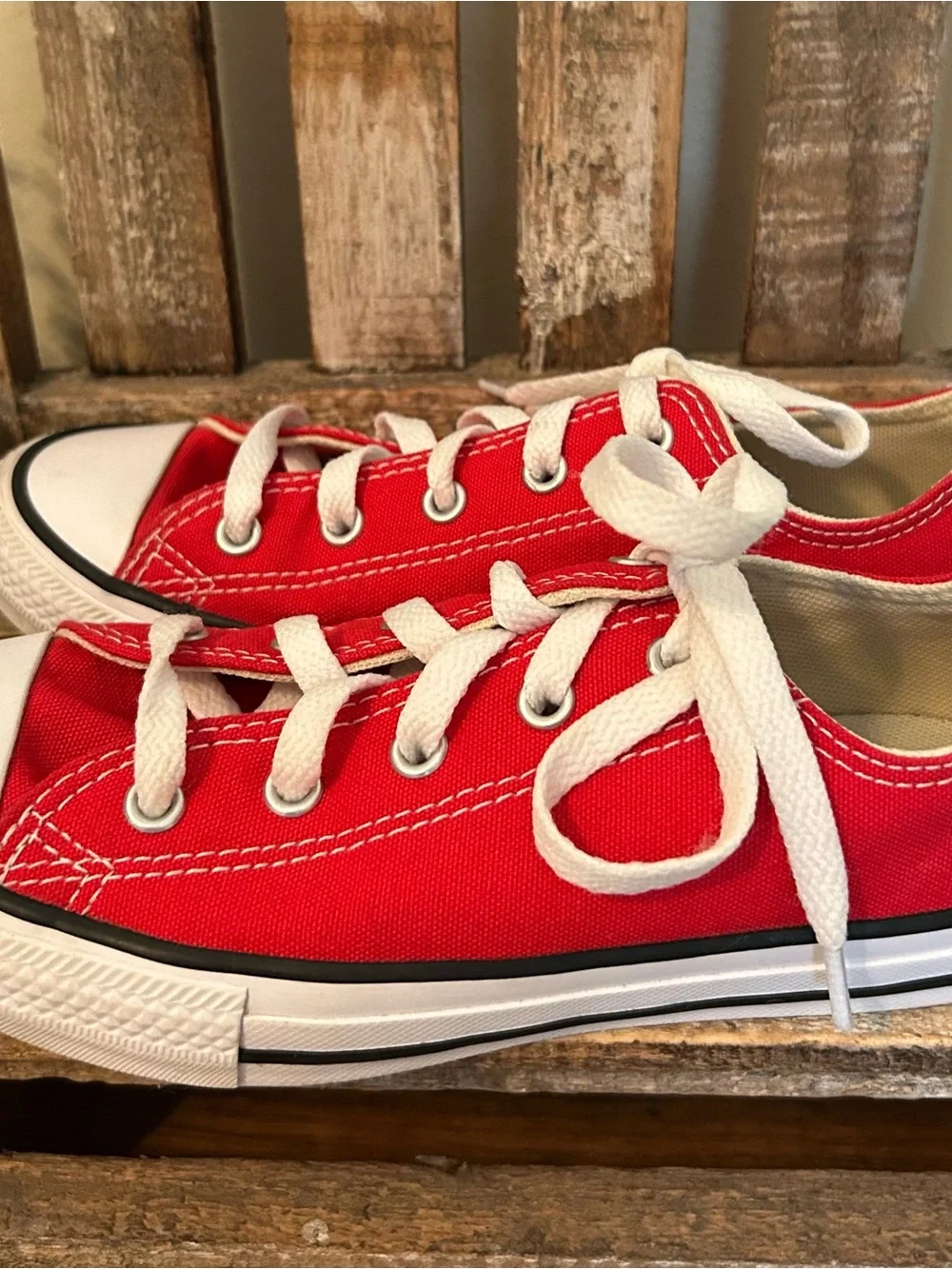 CONVERSE YOUTH CHUCK TAYLOR ALL STAR OX SNEAKERS SIZE 2
